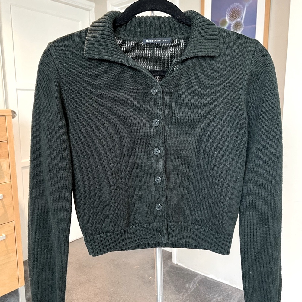 Brandy Melville Crop Cardigan Sweater